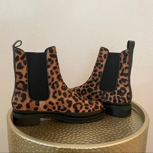 NWOT! Gorgeous! Aerosoles animal print calf hair leather boots! NEVER WORN!